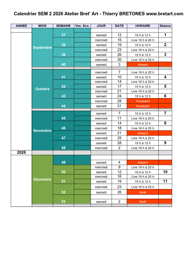 Calendrier Bretart v2 S2 2026